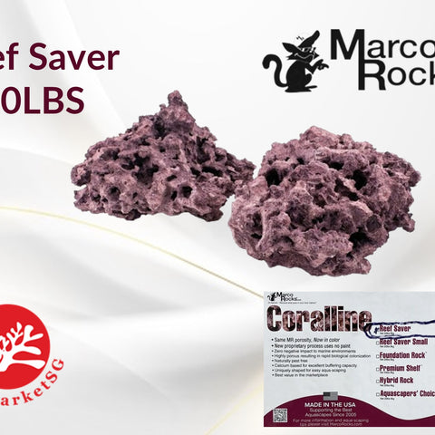 MARCO ROCKS ReefSaver Rocks 20LBS CORALLINE